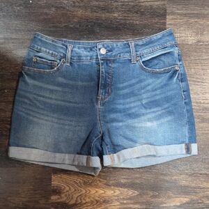 Time and Tru Dark Blue Jean Shorts